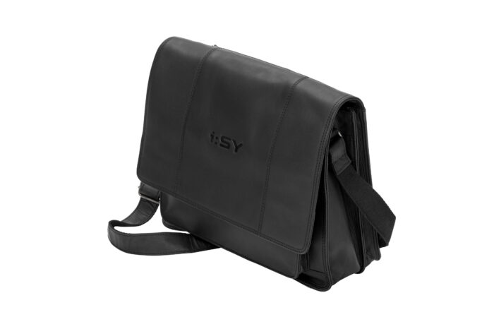 i:SY LEATHER BAG BLACK