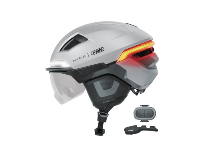 ABUS HYP-E BL.AC FAHRRADHELM – MIT INTEGRIERTEM LICHT & BLINKSIGNAL